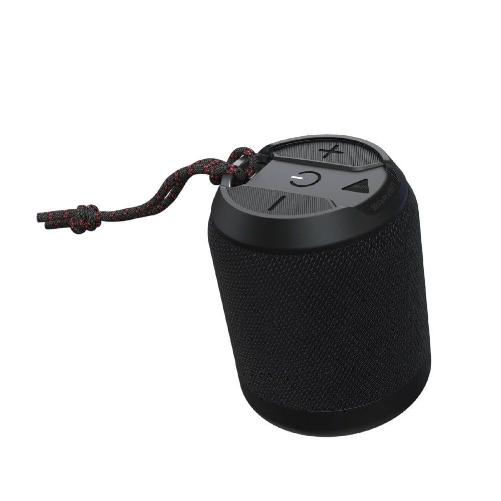 Braven BRV-Mini Φορητό Αδιάβροχο ηχείο Bluetooth με 12 ώρες αυτονομία (μαύρο)