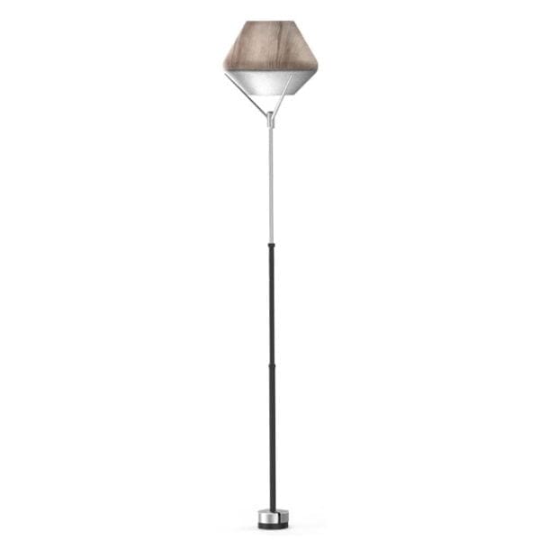 Allocacoc LightShade |Tulip| Standing Λάμπα με ανιχνευτή κίνησης (grey wood)