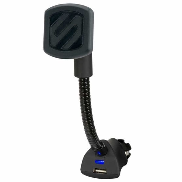 Scosche magicMOUNT Power Μαγνητική βάση στήριξης Smartphone αναπτήρα αυτοκινήτου σε χρώμα μαύρο