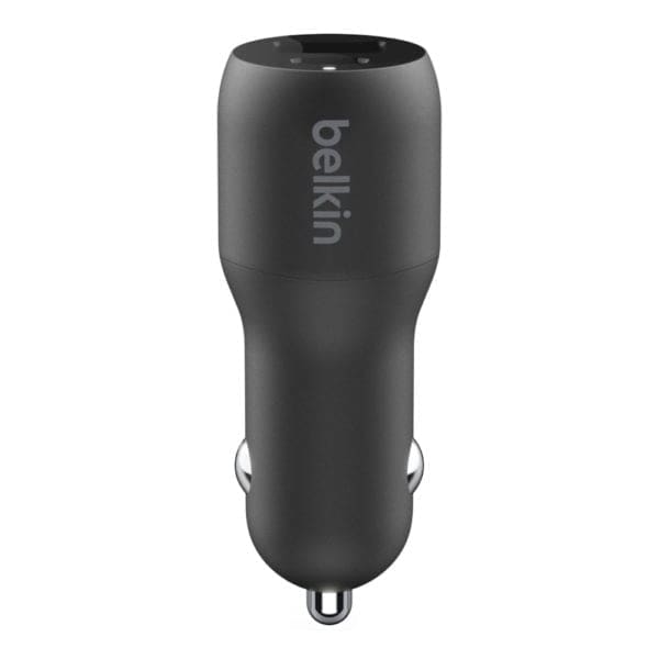 Belkin 30W USB-C PD Διπλός Φορτιστής αυτοκινήτου (μαύρος)