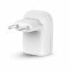 Belkin Wall Adapter PD Dual (18W USB-C & 12W USB-A) Οικιακός φορτιστής ισχύος 30W (λευκός)