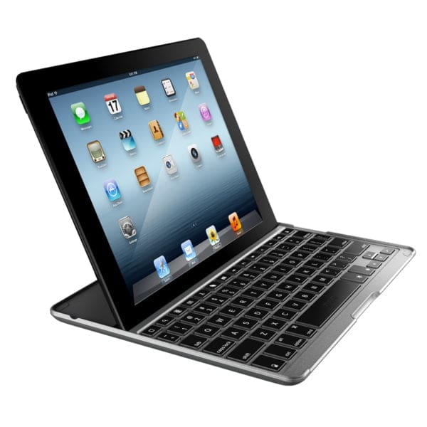 ZAGG Zaggkeys Pro Plus Θήκη με πληκτρολόγιο για Apple iPad 2/3/4 σε μαύρο χρώμα - UZKPROALULIT101