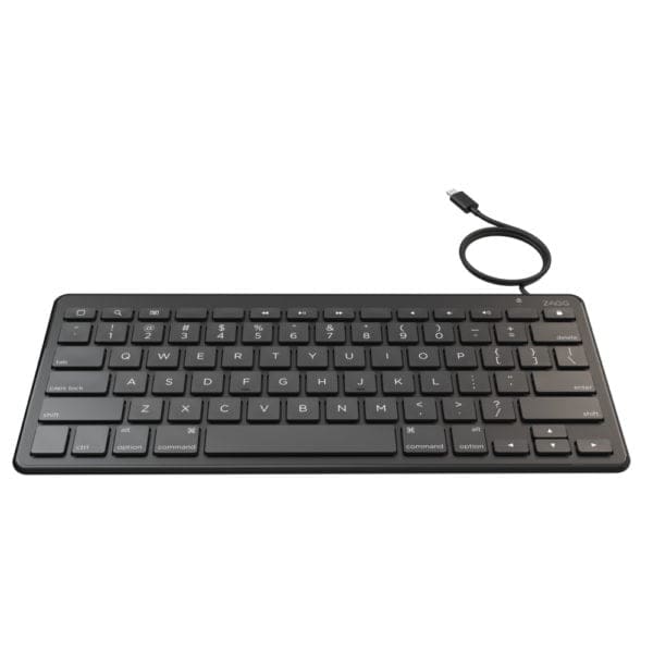 ZAGG Wired Lightning Keyboard Πληκτρολόγιο με υποδοχή Lightning σε μαύρο χρώμα - ZLTKBW-BB0