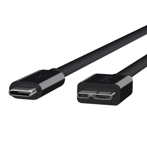 Belkin SuperSpeed Plus Καλώδιο USB-C σε Micro-B 1m (μαύρο) F2CU031bt1M-BLK