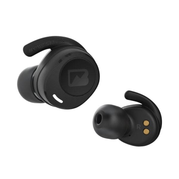 Braven Flye Sport Rush Αδιάβροχα Ασύρματα Ακουστικά κατάλληλα για αθλητικές δραστηριότητες (Black)