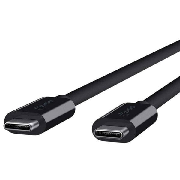 Belkin 3.1 Καλώδιο USB-C σε USB-C σε μαύρο χρώμα (100W) 1 m - F2CU052bt1M-BLK