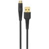 Scosche Heavy-Duty MicroUSB Καλώδιο Φόρτισης και Δεδομένων σε μαύρο χρώμα (HDEZ4I)
