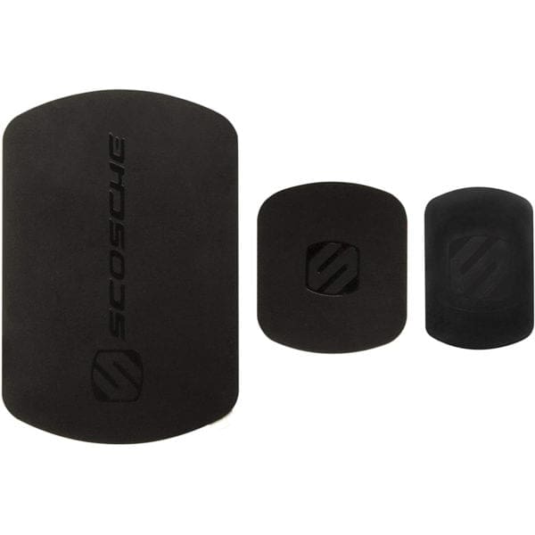 Scosche magicMOUNT MagicPlate Kit Ανταλλακτικές μεταλλικές πλάκες και αυτοκόλλητα 3M - Black