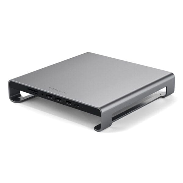 Satechi Αλουμινένιος Type-C Hub & monitor stand για iMac σε χρώμα space grey