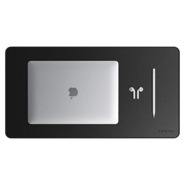 Satechi Eco-Leather Deskmate Επιφάνεια γραφής & mouse pad σε χρώμα μαύρο