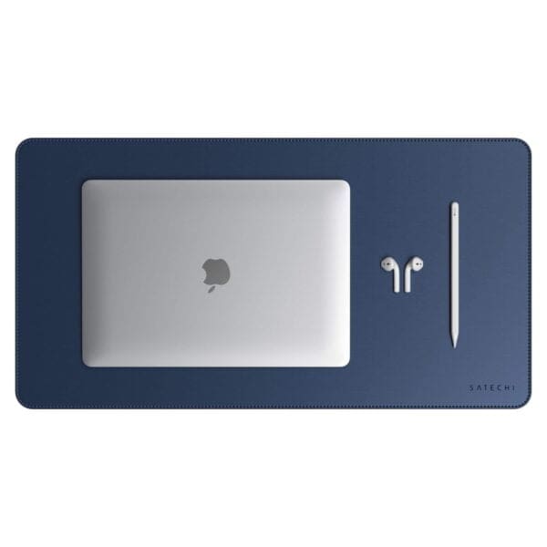 Satechi Eco-Leather Deskmate Επιφάνεια γραφής & mouse pad σε χρώμα μπλε