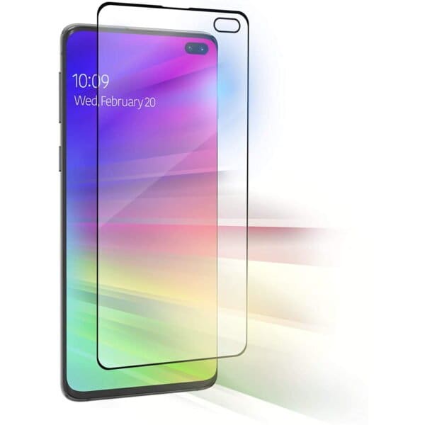 ZAGG InvisibleShield Full Face Tempered Glass με αντιμικροβιακή τεχνολογία – Glassfusion VisionGuard για Samsung Galaxy S10+