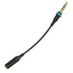 Catalyst Στερεοφωνικό καλώδιο ήχου 3,5mm Αρσενικό/θηλυκό σε μαύρο (CATJACK6)