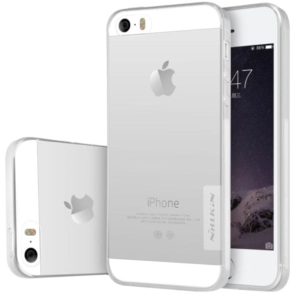 Nillkin Nature Θήκη προστασίας από σιλικόνη – Apple iPhone 5 / 5s (διάφανη/λευκή)