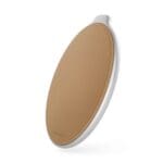 Vonmählen Aura The Wireless Charging Pad Βάση ασύρματης φόρτισης Qi από Δερματίνη με φορτιστή ταξιδίου και καλώδιο 2 μέτρων - Silver