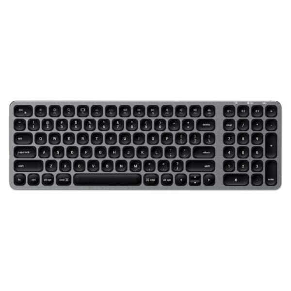 Satechi Compact Bluetooth φωτιζόμενο πληκτρολόγιο σε χρώμα Space Grey - ST-ACBKM