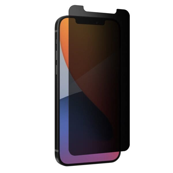 ZAGG InvisibleShield Full Face Tempered Glass Full Glue – iPhone 12 / iPhone 12 Pro / 11 / XR (Privacy)