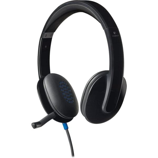 Logitech USB Computer Headset H540 Ενσύρματα On-Ear Ακουστικά με μικρόφωνο σε μαύρο χρώμα