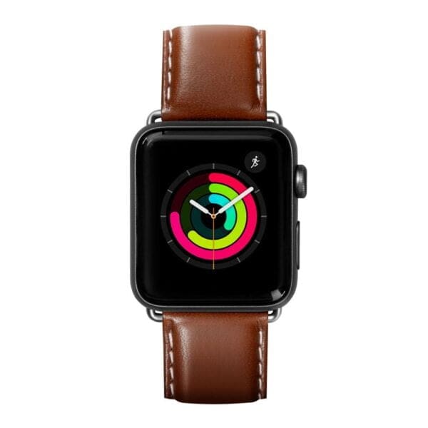 Laut Oxford Watch Strap Δερμάτινο λουράκι για Apple Watch Series 1-6 & SE 42/44mm – Tobacco