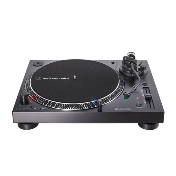Audio Technica AT-LP120x Direct Drive Πικάπ (αναλογικό και USB) με δυνατότητα ψηφιακής ηχογράφησης σε χρώμα Μαύρο