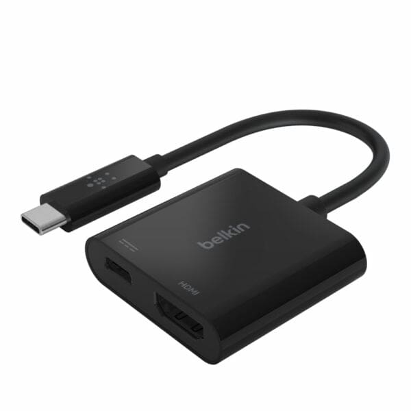 Belkin Αντάπτορας USB-C σε HDMI + φόρτιση 60W Pass Through (μαύρος) (AVC002btBK)