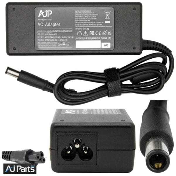 Dell Συμβατό Τροφοδοτικό 90W 19.5V / 4.62A συμβατό με Inspiron/Latitude Series - 0WK890