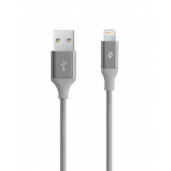 ttec AlumiCable Lightning Καλώδιο Φόρτισης & Συγχρονισμού (Space Grey) (2DK16UG)