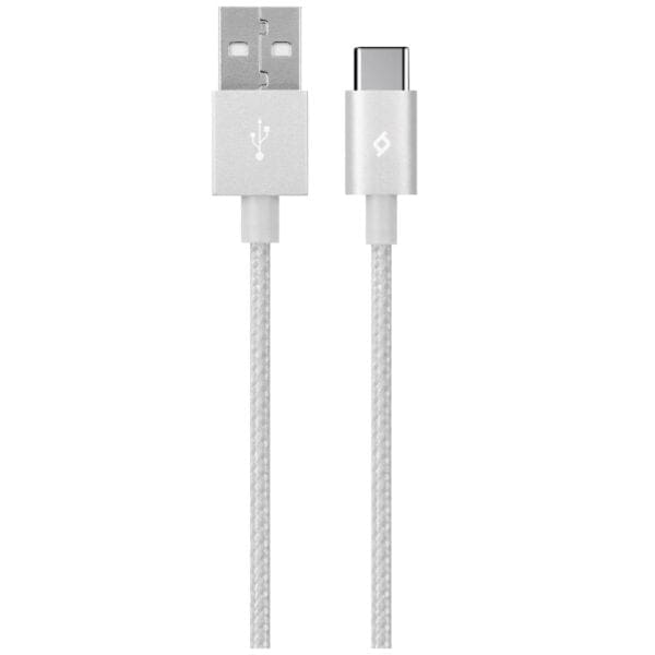 ttec AlumiCable USB Type C Καλώδιο Φόρτισης & Συγχρονισμού (Silver) (2DK18G)