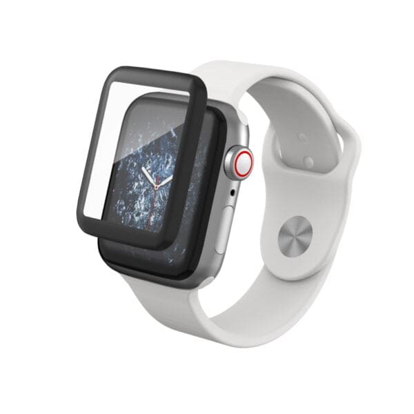 ZAGG InvisibleShield Full Face Tempered Glass Full Glue για Apple Watch Series 4-6 & SE (40mm - μαύρο πλαίσιο)