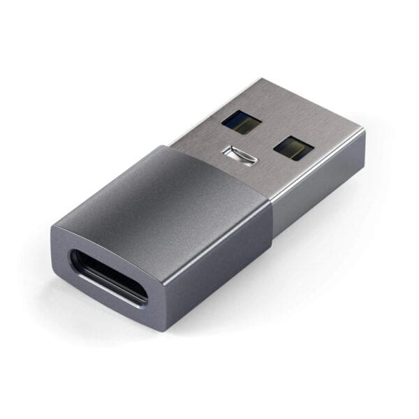 Satechi Αλουμινένιος Αντάπτορας USB-A (male) σε USB-C (female) σε χρώμα Space Gray