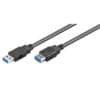 GOOBAY 93998 καλώδιο προέκταση USB 3.0 σε USB 3.0 female - (1,8 μέτρο - μαύρο)