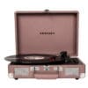 Crosley Cruiser Deluxe Vintage Αυτόματο Πικάπ βαλιτσάκι με συνδεσιμότητα Bluetooth και ενσωματωμένα ηχεία σε ροζ χρώμα