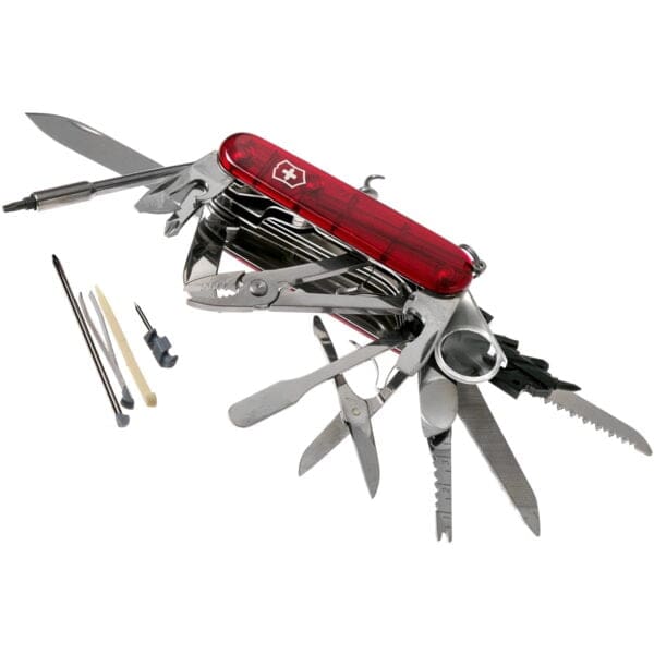 Victorinox Swiss Champ XLT Ελβετικός σουγιάς – Red Transparent