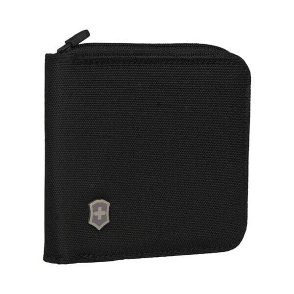 Victorinox Travel Gear Zip-Around Wallet με προστασία RFID Ελβετικό πορτοφόλι – Black