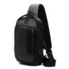 Arctic Hunter Crossbody τσάντα αδιάβροχη με θήκη για tablet και ενσωματωμένη θύρα USB – Black (XB00100-BK)