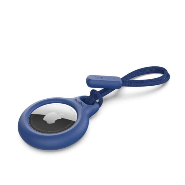 Belkin Ασφαλής θήκη με Λουράκι για AirTags – Μπλε (F8W974btBLU)