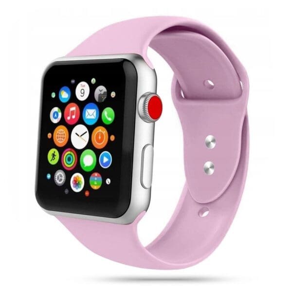Tech-Protect Λουράκι Σιλικόνης Iconband για Apple Watch SE/6/5/4/3 (44/42mm) – Λιλά (72188)