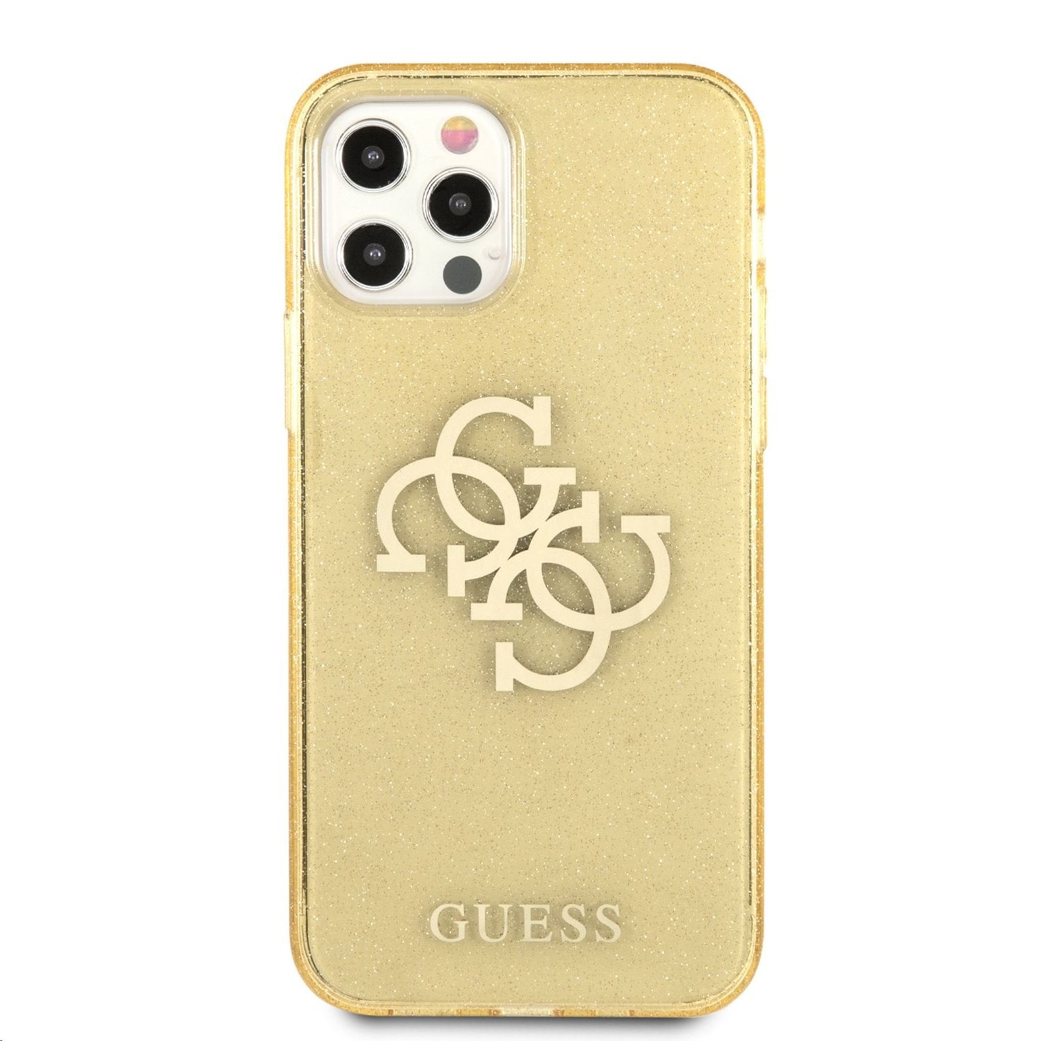 Guess TPU Full Glitter Θήκη προστασίας – iPhone 12 / iPhone 12 Pro (Χρυσό)