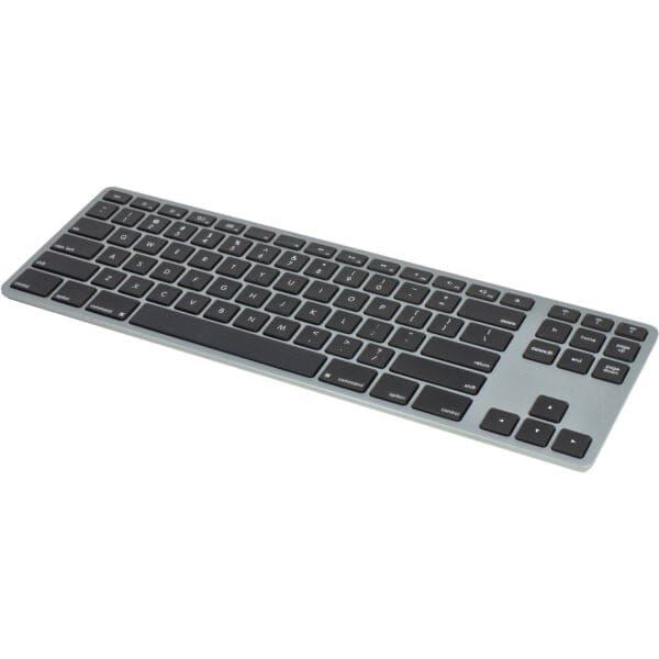 Matias Wireless Aluminum Tenkeyless Ασύρματο Bluetooth πληκτρολόγιο σε χρώμα Space Grey (UK) - FK408BTB
