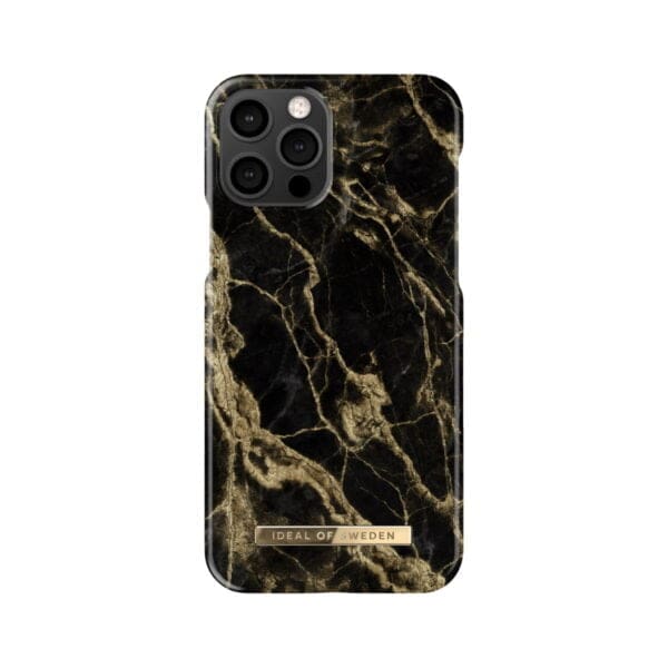 iDEAL of Sweden "Golden Smoke Marble Case" Θήκη προστασίας από vegan υλικά – iPhone 12/12 Pro