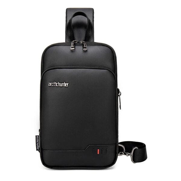 Arctic Hunter Crossbody τσάντα αδιάβροχη με θήκη για tablet 10'' και ενσωματωμένη θύρα USB – Black (XB00113-BK)