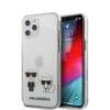 Karl Lagerfeld Transparent Hard Case Karl+Choupette Θήκη προστασίας – iPhone 12 / 12 Pro (Clear/Silver)
