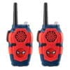eKids Spiderman Walkie Talkies για παιδιά & ενήλικες με ενσωματωμένο μεγάφωνο και εμβέλεια 150 μέτρων (SM-212) (Μπλε/Κόκκινο)