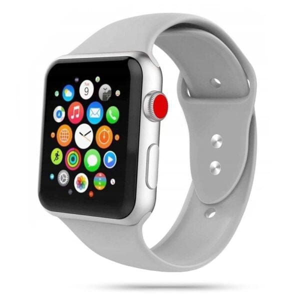 Tech-Protect Λουράκι Σιλικόνης Iconband για Apple Watch SE/7/6/5/4/3 (45/44/42mm) – Γκρι (72189)