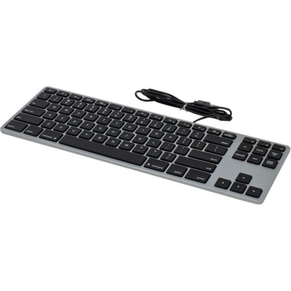 Matias RGB Backlit Aluminum Tenkeyless πληκτρολόγιο σε χρώμα Space Gray - FK308LB