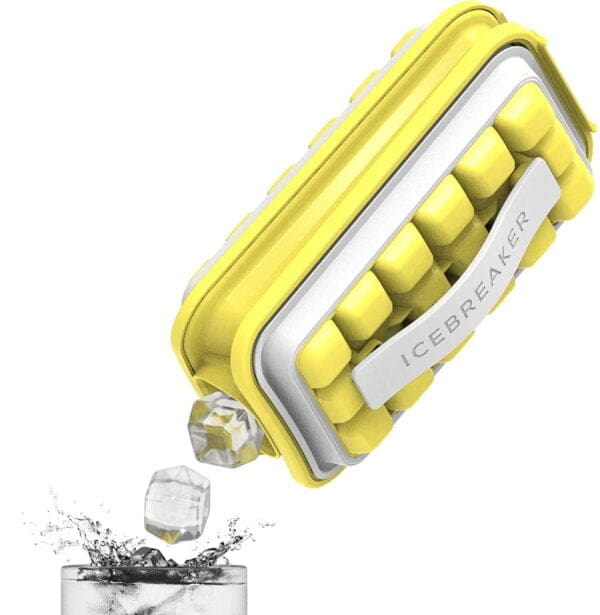 Allocacoc Icebreaker® Pop παγομηχανή από πλαστικό σε χρώμα Pale Lemon (DH0224YL/ICBPOP)