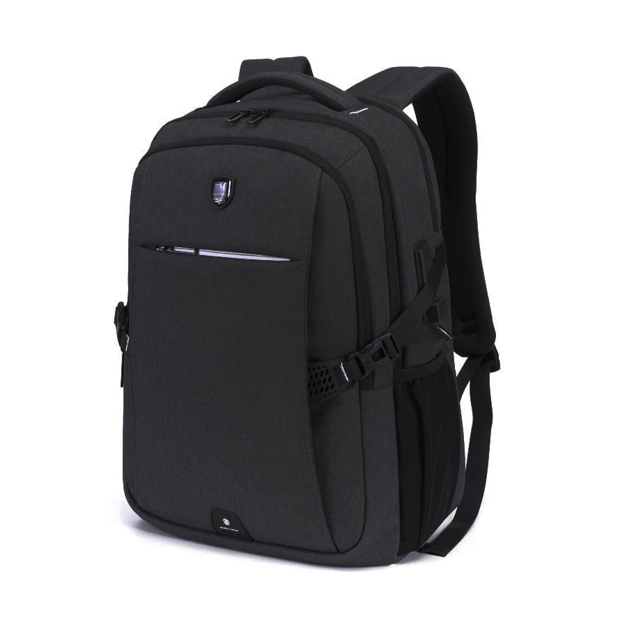 Arctic Hunter Backpack με θήκη για laptop έως 15,6" και υποδοχή φόρτισης USB – Black (B00338-BK)