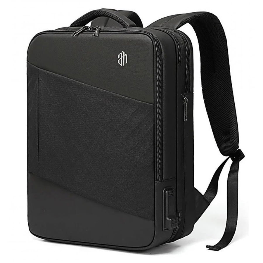 Arctic Hunter Backpack με θήκη για laptop έως 15,6" και υποδοχή φόρτισης USB – Black (B00345-BK)