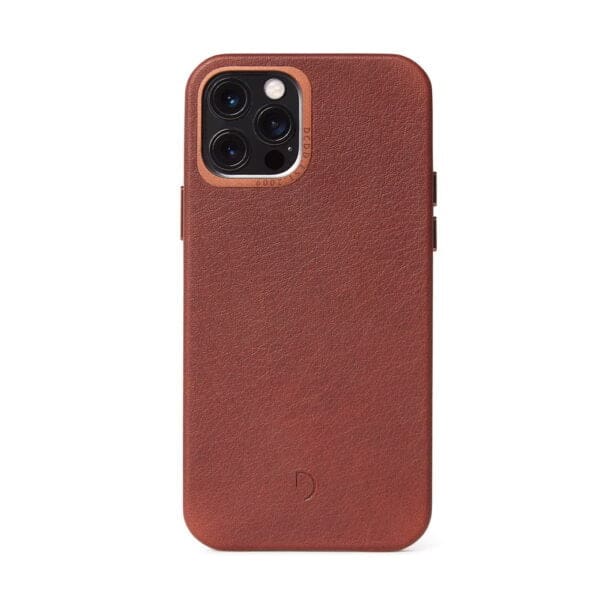 Decoded Back Cover Brown Δερμάτινη Θήκη Back Cover iPhone 12 / 12 Pro – Brown (D20IPO61BC2CBN)