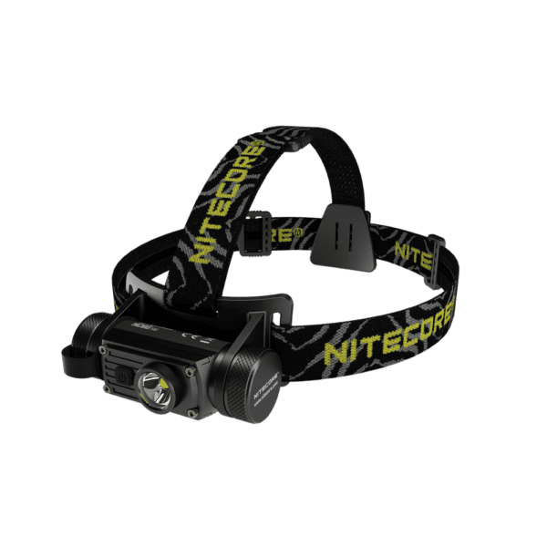 Ελαφρύς αδιάβροχος Φακός κεφαλής LED Nitecore Headlamp HC60 V2 με επαναφορτιζόμενη μπαταρία Li-Ion και απόδοση 1200 Lumens σε μαύρο χρώμα